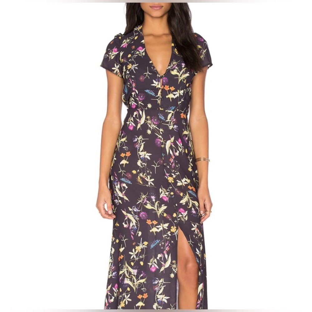 Oh My Love floral maxi tea dress size XS